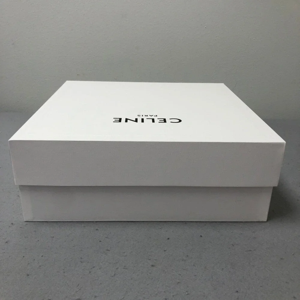 Celine Packaging Set White Luxury Gift Box Dust Bag Envelope 13x13x5